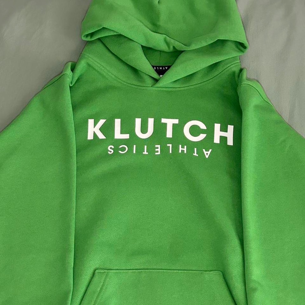 new balance x klutch athletics green athletic hoodie
